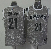 San Antonio Spurs #21 Tim Duncan Gray City Luminous Stitched Jersey,baseball caps,new era cap wholesale,wholesale hats
